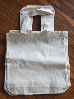 Plain Tan Canvas Tote Bag - Set of 6 Crafts Cricut